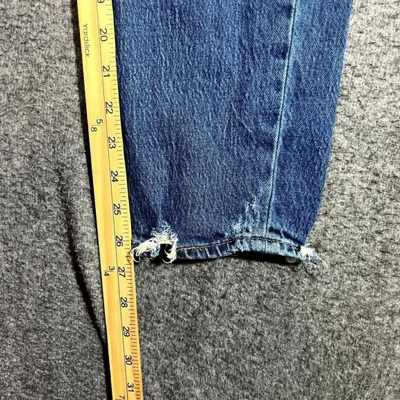 Lucky Brand Jeans Womens 0/25 Sienna Slim Boyfriend Blue Denim Casual Distressed - Picture 7 of 11